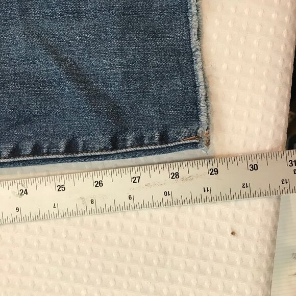 J. CREW WOMENS DISTRESSED BUTTON FLY HIGH RISEJEANS SIZE 29T - Picture 9 of 10